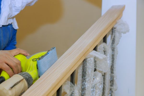 Handrail Sanding in Missoula